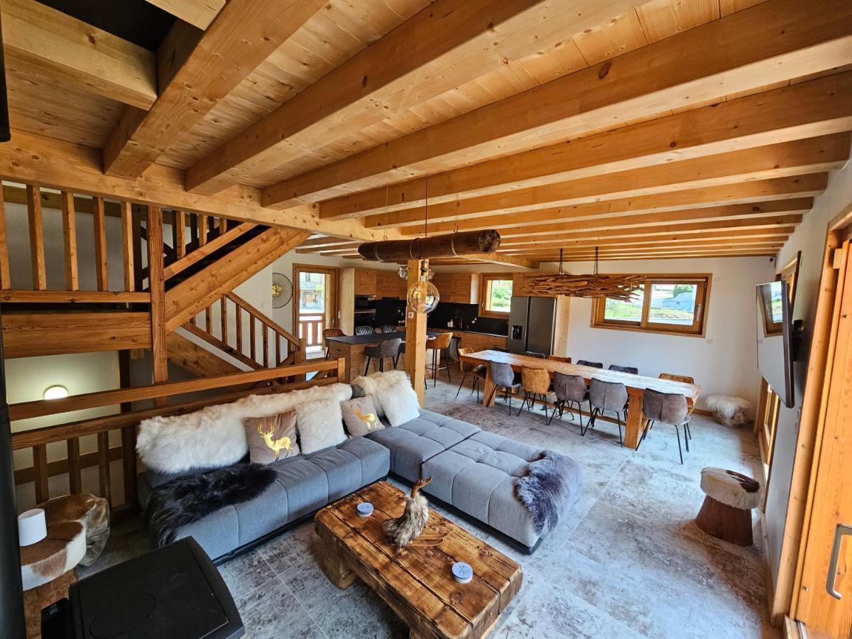 Demi-Chalet Vadel La Panthiaz 15 Pers 5 Chambres La Chapelle-d'Abondance Ngoại thất bức ảnh