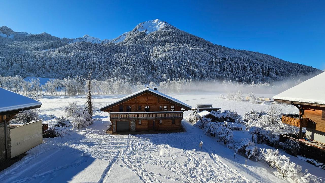 Demi-Chalet Vadel La Panthiaz 15 Pers 5 Chambres La Chapelle-d'Abondance Ngoại thất bức ảnh