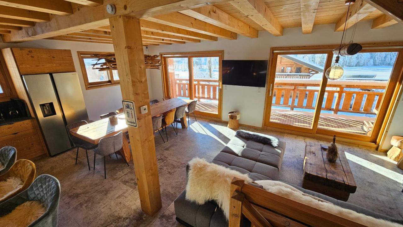 Demi-Chalet Vadel La Panthiaz 15 Pers 5 Chambres La Chapelle-d'Abondance Ngoại thất bức ảnh