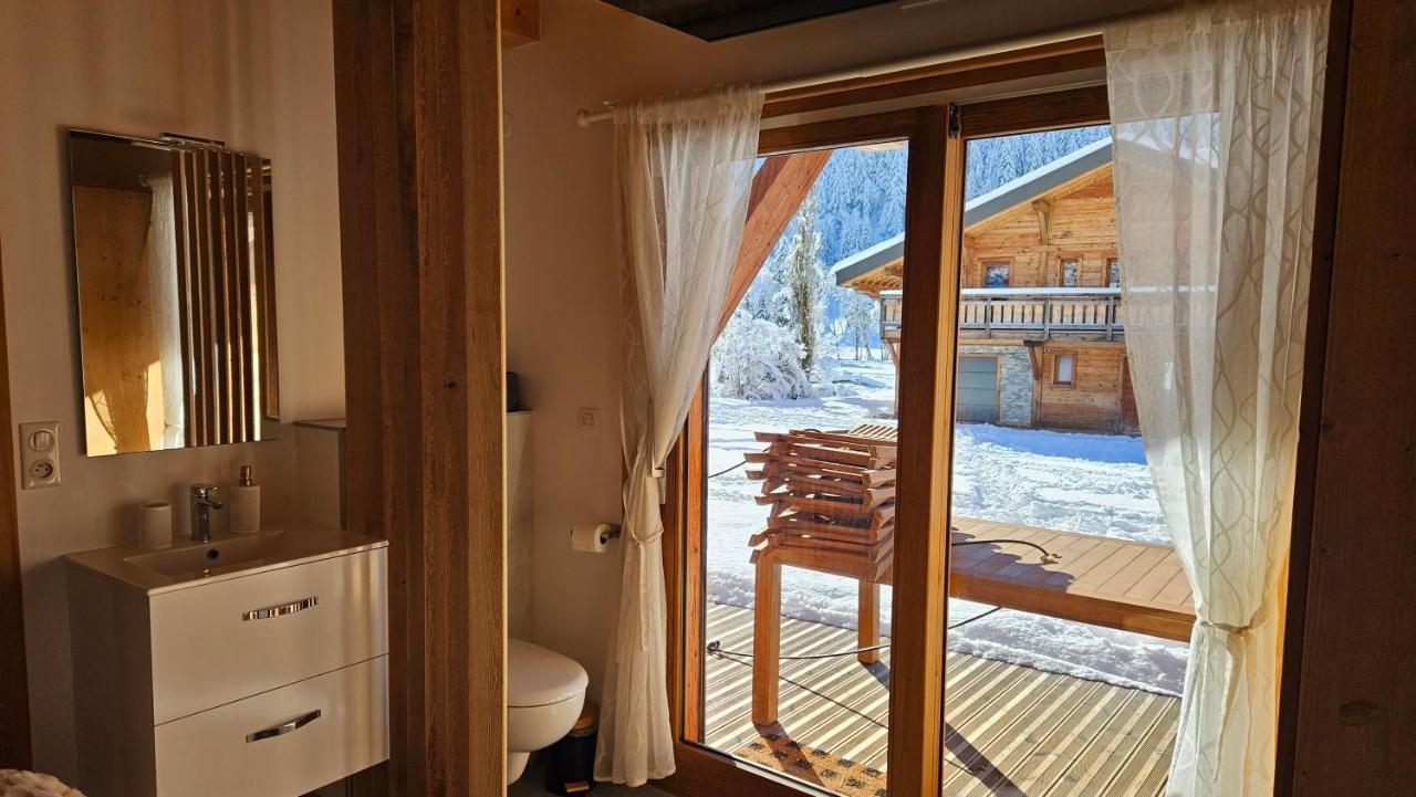 Demi-Chalet Vadel La Panthiaz 15 Pers 5 Chambres La Chapelle-d'Abondance Ngoại thất bức ảnh