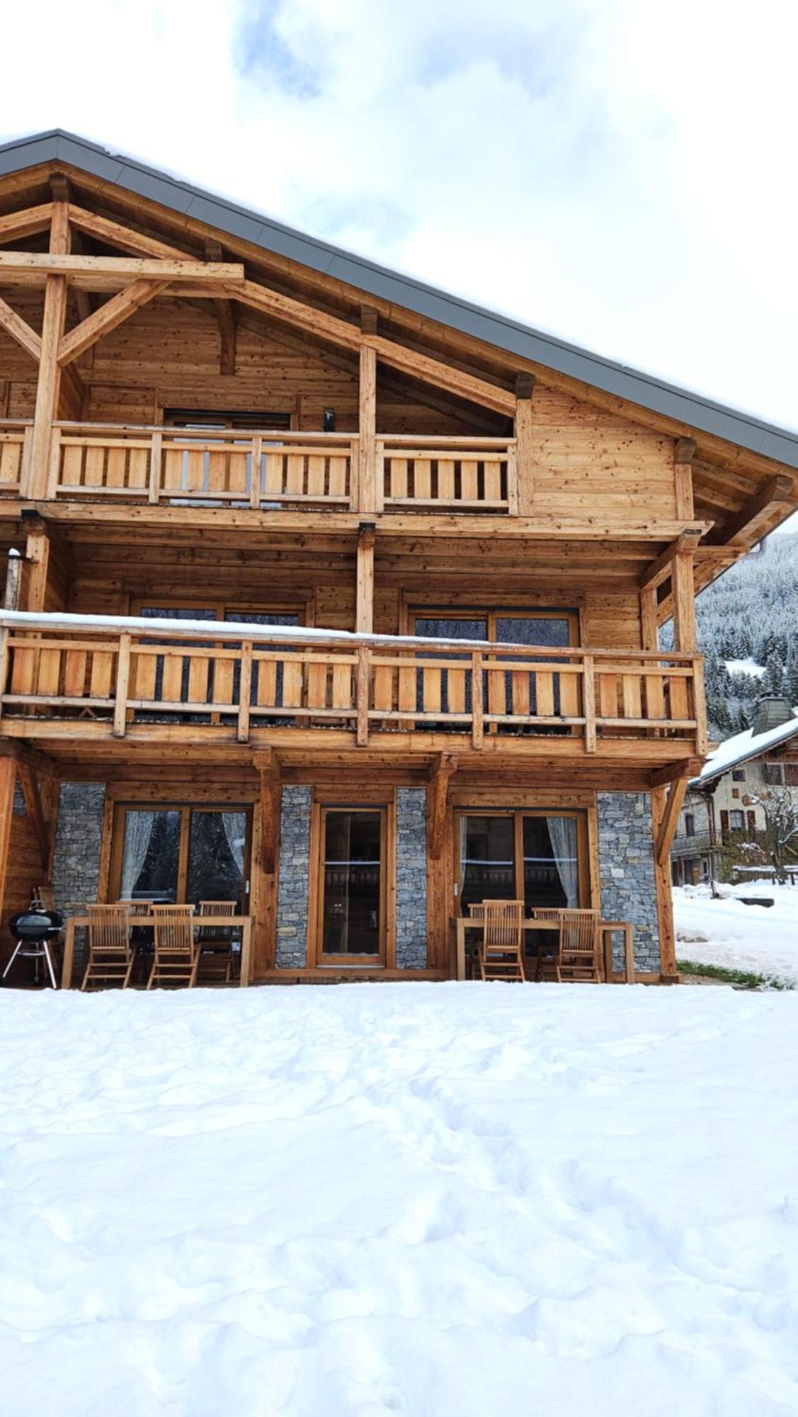 Demi-Chalet Vadel La Panthiaz 15 Pers 5 Chambres La Chapelle-d'Abondance Ngoại thất bức ảnh