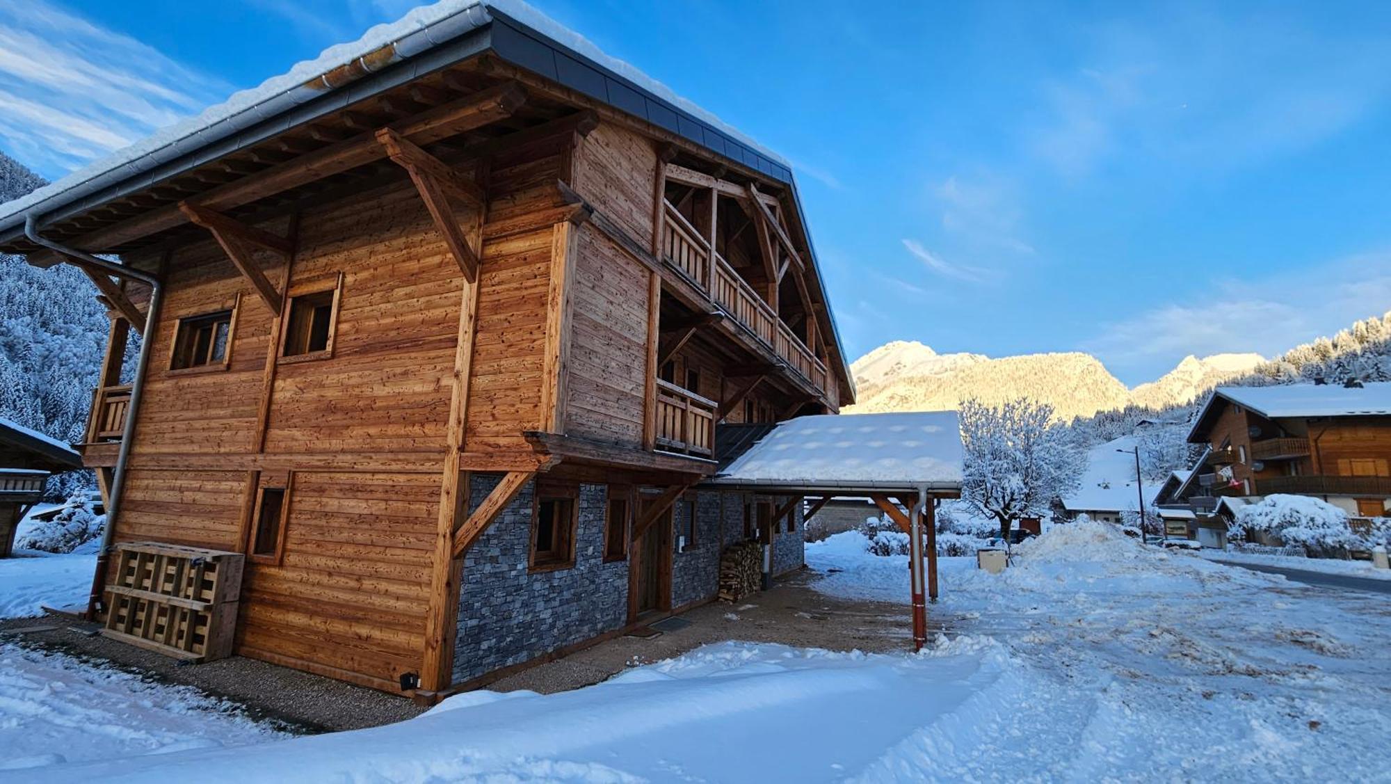 Demi-Chalet Vadel La Panthiaz 15 Pers 5 Chambres La Chapelle-d'Abondance Ngoại thất bức ảnh