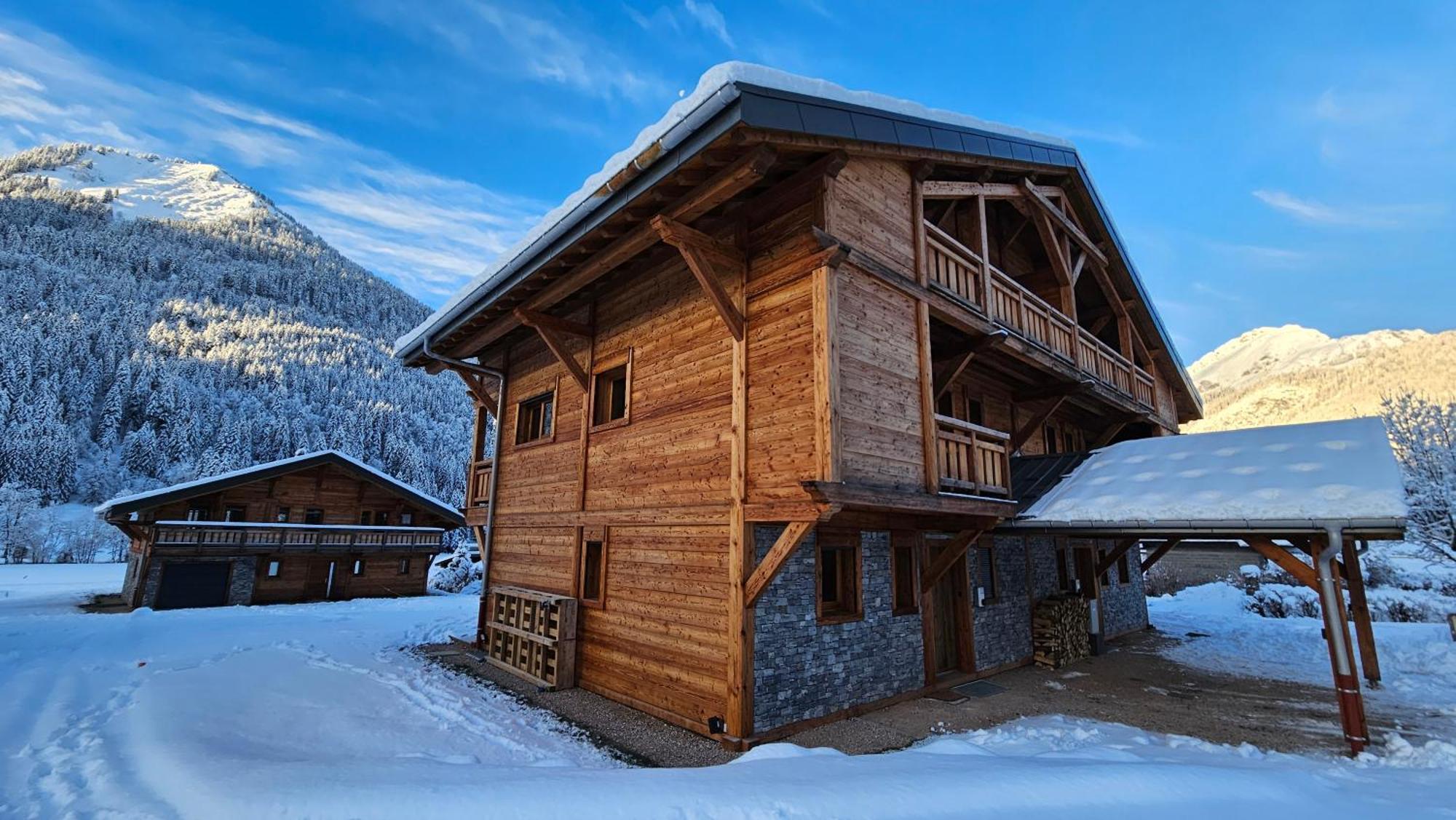 Demi-Chalet Vadel La Panthiaz 15 Pers 5 Chambres La Chapelle-d'Abondance Ngoại thất bức ảnh