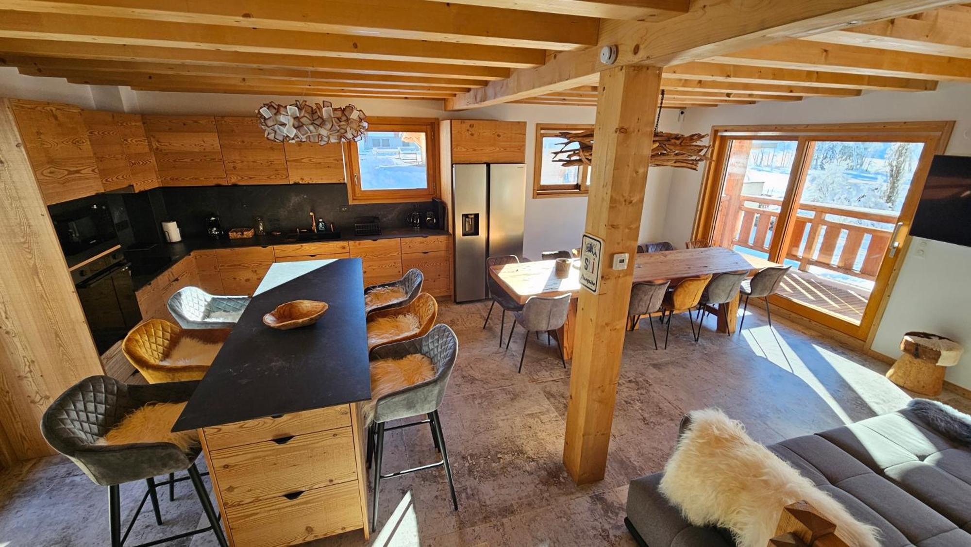 Demi-Chalet Vadel La Panthiaz 15 Pers 5 Chambres La Chapelle-d'Abondance Ngoại thất bức ảnh